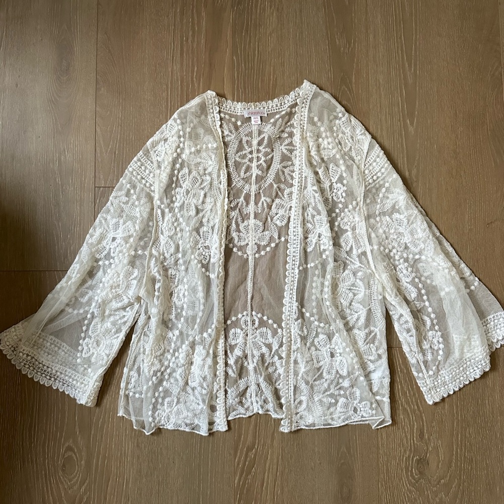 Target White Lace Cover-Up